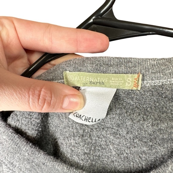 Coachella Valley Music & Art Festival Crewneck Sweatshirt Small Grey - Picture 3 of 5